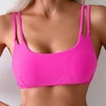 thumbnail image 2 of kamemir Bikini Tops for Women Women Underwire Bikini Top Only Push Up Swim Top Bra Swimsuit Tops Padded Bathing Suit Top(Hot Pink,S), 2 of 6