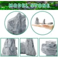 thumbnail image 4 of Bbiamsleep 10 Pcs Diorama Rocks Fake Stone Miniature Fake Rock Resin Miniature Stone Fake Landscape Rock Craft Rocks for Micro Train Landscape Landscape Rock for Micro Garden, 4 of 7