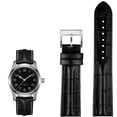 thumbnail image 2 of Correa de reloj de cuero genuino para Hamilton Khaki Field Jazz H70605731/H32705521 Correa de reloj de piel de vaca para hombre Pulsera de 20 mm y 22 mm, 2 of 5