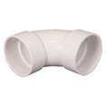 thumbnail image 1 of Genova Products 72815 90 Raccord de Tuyau Coudé pour Sanitaire, 1 1/2 Pouces, Blanc, 1 of 3