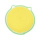 thumbnail image 4 of Alfombrilla rascadora para gatos, redonda, resistente al desgaste, hecha a mano, de 50 cm Verde amarillo, 4 of 9