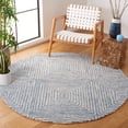 thumbnail image 2 of SAFAVIEH Metro Chodak Abstract Area Rug, Light Blue/Ivory, 6' x 6' Round, 2 of 8