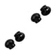 thumbnail image 4 of Inteprter Pack of 10 Cord Stopper Plastic Anti-slip Stoppers Lanyard Shaped Round Drawstrings Holes with Rope Portable Fastener 2 Negro 2piezas Inteprter CBP120219, 4 of 6