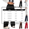 thumbnail image 2 of Womens Wide Leg Sweatpants Baggy Fall Lounge Sweat Pants | Cotton Blend Wide Leg Pants with Pockets and Drawstring Waist Light Gray M, 2 of 4