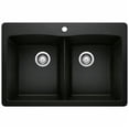 thumbnail image 2 of BLANCO DIAMOND Equal Double Dual Mount - Cafe Brown, 2 of 2