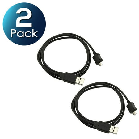 2 Pack Insten 3' Micro USB Charger Cable For Samsung Galaxy S7 S6 S4 On5 / LG K7 K8 K10 X Style G Optimus Zone 3 / ZTE Quartz Grand Lever Warp 7 Avid Quest / Huawei Pronto / Alcatel One Touch Pixi