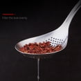 thumbnail image 5 of Travelwant Large Scoop Colander,Skimmer Slotted Spoon,Stainless Steel Slotted Spoon Skimmer Cooking Spoon Strainer Soups Pasta, Comfortable Grip Design Strainer Ladle, 5 of 7