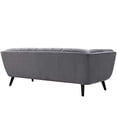 thumbnail image 3 of Modway Bestow Performance Velvet Sofa in Gray, 3 of 4