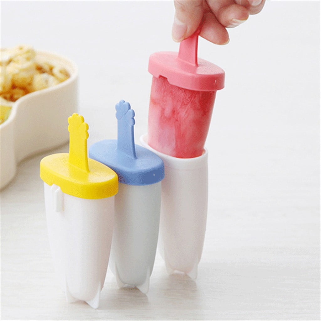 RnemiTe-amo Silicone Ice Pop-Molds, Easy Release Ice Cream Mol-d, Reusable  Popsicle Stick With For Homemade Popsicles & Ice Cream
