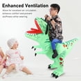 thumbnail image 4 of Inflatable Dinosaur Costume, Fast Inflation Polyester Blow Up Dinosaur Costume  for Holiday, 4 of 7