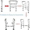 thumbnail image 7 of Roromall Toilet Safety Rail, Toilet Safety Frame with Adjustable Height and Width, Toilet Safety Grab Bars with Suction Cups, 350LBS, for Seniors Disabled, 7 of 7