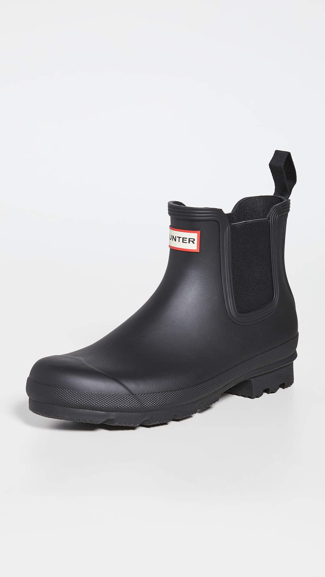 Hunter Original Waterproof Chelsea Rain Boot Black US 5