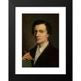thumbnail image 2 of Walenty Wańkowicz 11x14 Black Modern Framed Museum Art Print Titled - Portrait of a Man, 2 of 5