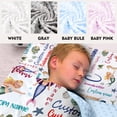 thumbnail image 4 of AOLOA Personalized Toddler Nap Mat for Daycare, Custom Name Kids Sleeping Bag with Pillow and Blanket for Preschool Kindergarten, Mermaid Design Nap Mats Easy Carry, 4 of 8