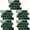 green, variant on Vjnyvs 5Pcs Brick Look Self-Adhesive Wall Tiles Stickers Waterproof Kitchen Backsplash