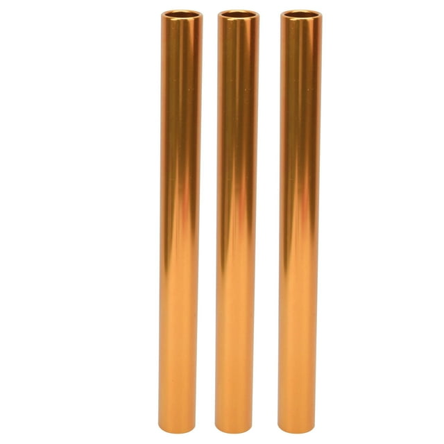Bastón de relevo de aleación de aluminio, accesorios para juegos deportivos, pista y campo, carrera, 3 uds.