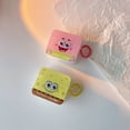 thumbnail image 2 of For AirPods 3rd Gen 2021/1/2/Pro case，Shockproof 3D Spongebob/Patrick Star Frosting PC Case Cover With Ring, 2 of 5