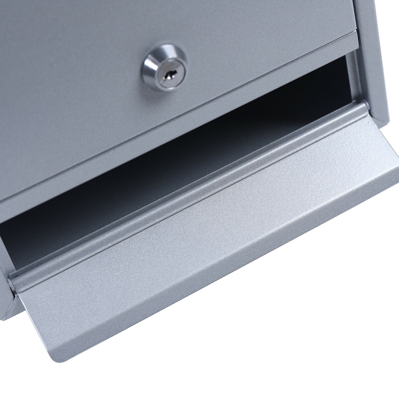 DENEST Lockable Metal Mailbox Wall Mount with 2 Keys