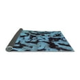 thumbnail image 2 of Ahgly Company Indoor Rectangle Oriental Light Blue Modern Area Rugs, 5' x 8', 2 of 4