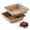 Gold, variant on 8 Inch Square Non-Stick Bake Pan, Rustproof Construction for Cakes & Lasagna, Dishwasher Safe & Easy Clean