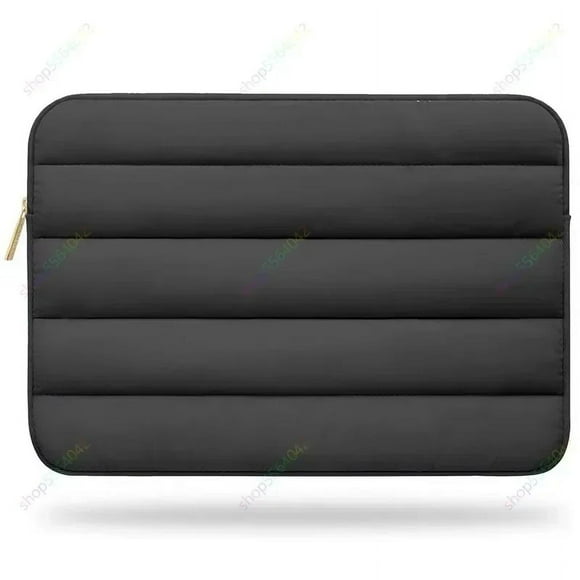2024 New Puffy Laptop Sleeve Case for MacBook Air 15 M2 2020 Air 13 A2337 M1 Pro 13 14 A2779 Pro16 A2780 Waterproof Notebook Bag Black 13 Inch Laptop Bag