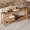 yellow-brown, variant on Extra Long 70.9" 2-Tier Console Table - Slim Wooden Sofa Table with Sturdy Shelf - Modern Farmhouse Entryway Furniture for Hallway, Living Room, or Foyer - Easy Assembly - Color: Yellow-Brown