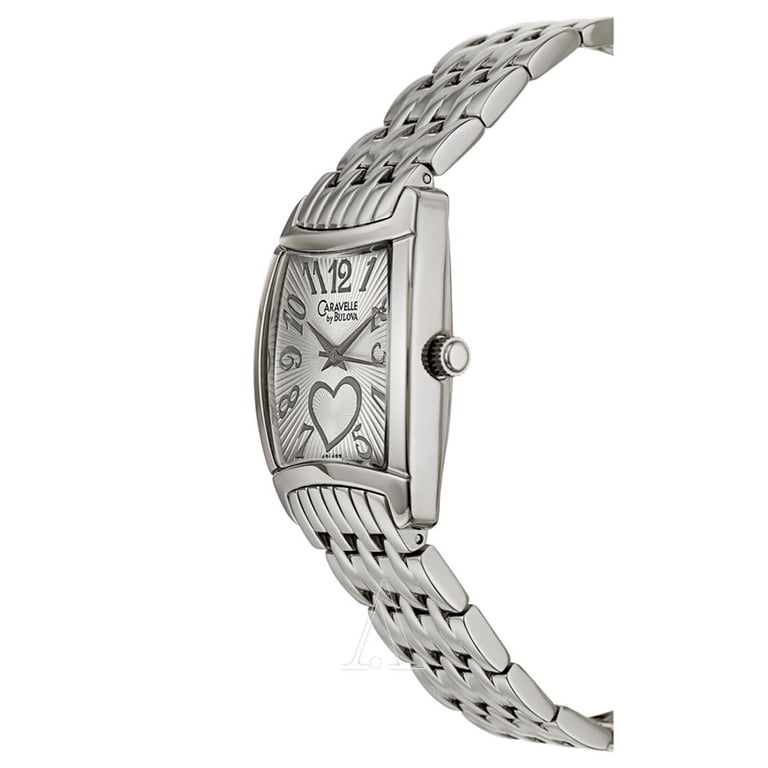 Bulova Caravelle heart watch 43L137 stainless Caravelle by Bulova Women main image 3