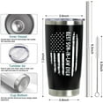 thumbnail image 6 of Son in Law Gift from Parents - 20oz Tumbler with Lid and Straw, Insulated Coffee Cup, Birthday Christmas Present (Flag Design), 6 of 6
