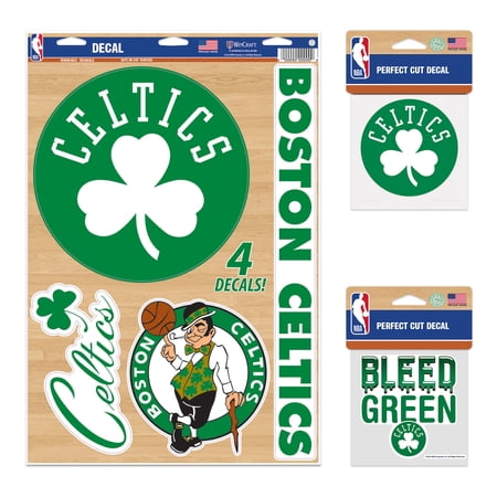WinCraft Boston Celtics Decal Variety Pack WinCraft Boston Celtics Decal Variety Pack