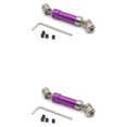 thumbnail image 1 of VONKY Rear Drive Shaft 1:12 Crawler Part Replacement for Wltoys 12423 12428 12429 Purple 2Set, 1 of 6