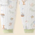 thumbnail image 5 of Toddler Girl 2T‑5T Fall Winter Long Sleeve Print Pajama Set Two Piece Top and Pants Indoor Night Sleepwear for Kids, 5 of 8