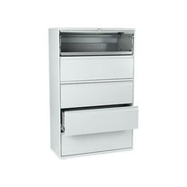 HON 5 Drawers Lateral Lockable Filing Cabinet, Gray