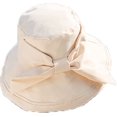 thumbnail image 2 of CoCopeaunts Women Bucket Hat New Bowknot Fisherman Hat Fashion Female Big Brim Bucket Cap Ladies Summer Outdoor Beach Sunscreen, 2 of 8