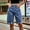 Dark Blue, variant on Women's Shorts Jeans Mid Rise Casual Waist Fashion Solid Pocket Jeans Half Shorts