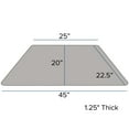 thumbnail image 3 of 25''W x 45''L Trapezoid Grey HP Laminate Activity Table - Standard Height Adjustable Legs, 3 of 5