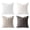 Multicolor-6, variant on Set of 4 Corduroy Throw Pillow Covers Soft Striped Square Cushion Cases, Rustic Farmhouse Boho Home Decor for Living Room Couch Bed Sofa, Textured Plush Decorative Pillow Shams 16x16 Inch