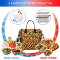 thumbnail image 4 of Yellow and Black Of Leopard Print Womens Lunch Box for Work,Insulated Large Lunch Bag for Tween and Teen,Loncheras Para Mujer,Leakproof Adult Lunch Bag for Work,Beach,Travel,Picnic,Camping, 4 of 7