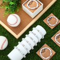 thumbnail image 4 of Brazalete Ecation con cuentas de béisbol con piedras de lava blanca, 12 juegos, 4 of 6