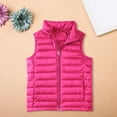 thumbnail image 2 of KAUOD Boys Zip up down Vest High Neck Lightweight Sleeveless Puffer Jackets Quilted Soft Warm Winter Outwear for Kids, 2 of 7