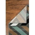 thumbnail image 4 of Linon Roma Herringbone Power Loomed Polypropylene 5'x7' Area Rug in Gray, 4 of 6