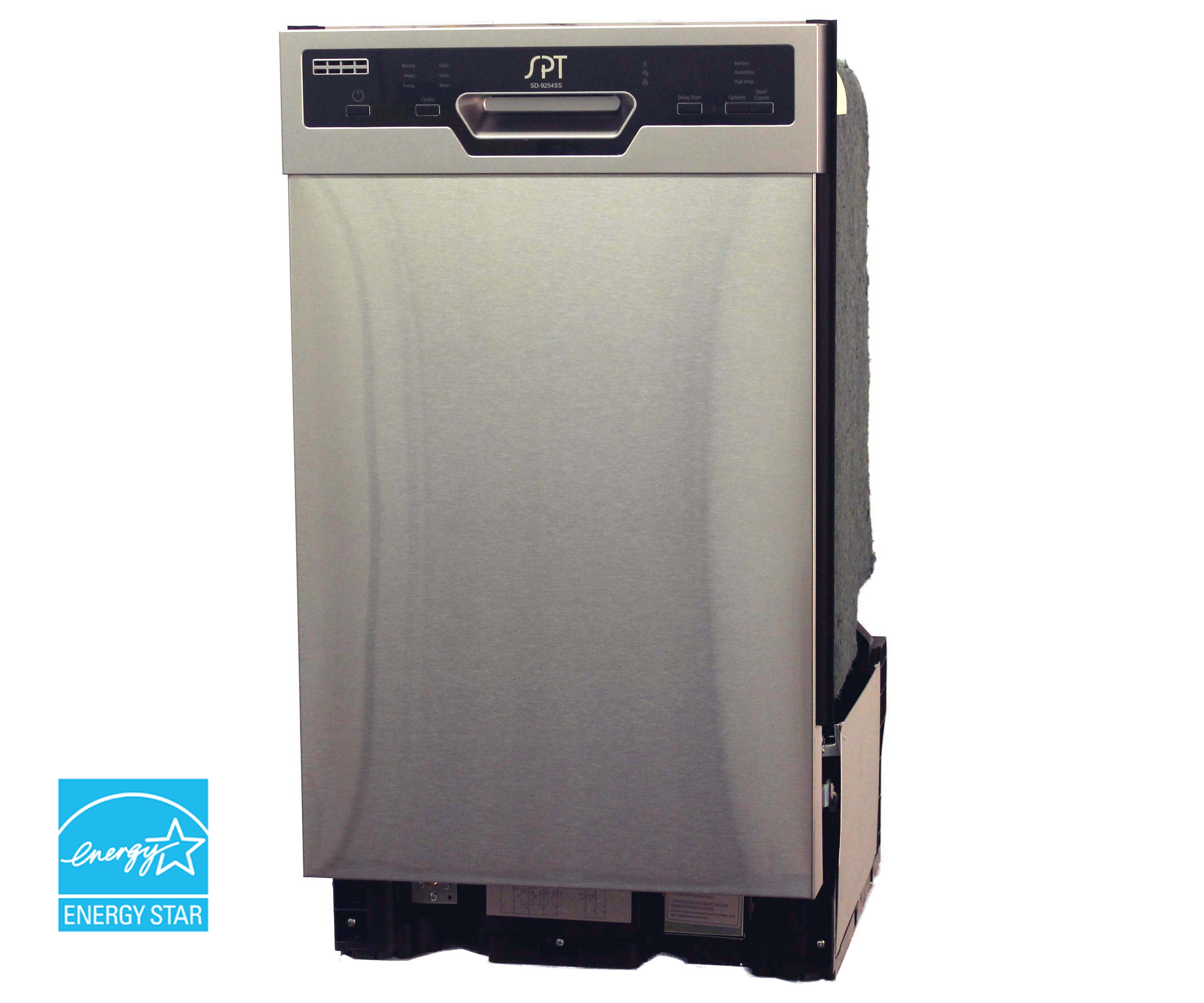 cream slimline dishwasher