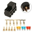 thumbnail image 4 of Ana 4-Slot Relay Fuse Holder Box 3 Blade Fuses Socket Holder for Automotive Boat, 4 of 9