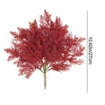 thumbnail image 3 of 20 Pcs Branches de Noël Pailletées Rouges pour Décorations Diy Pics Artificiels avec Embouts Scintillants pour Arbre et Couronne Longueur 13.38 Pouces en Rouge Poids 0.53 Livres, 3 of 8