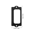 thumbnail image 2 of Miangastore 1 Set of Label Frame Card Holder Drawer Retro Cupboard File Name Card Holder, 2 of 8