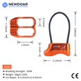 thumbnail image 4 of NewDoar Climbing Abseiling Belay Device Professional ATC Rappelling Descender 25KN V-grooved Safety Equipment (Orange), 4 of 4