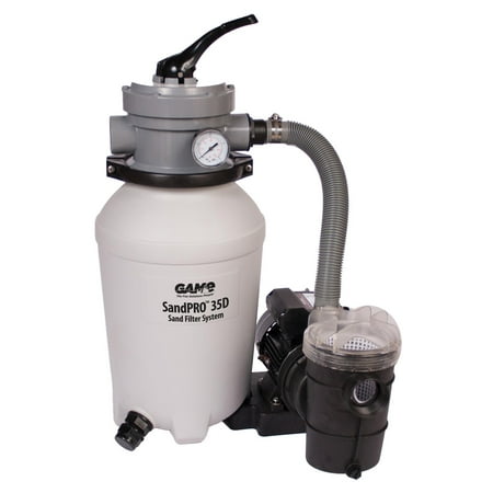 GAME SandPRO 35D Series, Complete 1/3 HP Replacement Pool Sand Filter Unit, Designed for Intex & Bestway Pools, High-Performance Above-Ground Pool Vacuum, Energy Efficient, Easy to (Best Way To Get High Legally)