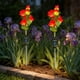 thumbnail image 3 of CaiYueKe Solar Powered Rose Garden Lights Outdoor Waterproof LED Decorative Lawn Stake Lights for Yard Pathway Patio Landscape Decor, 3 of 6