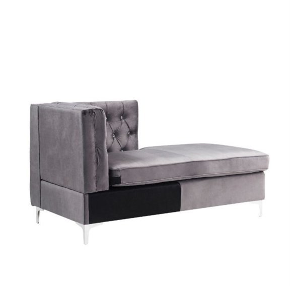 Ergode Modular - Chaise Gray Velvet