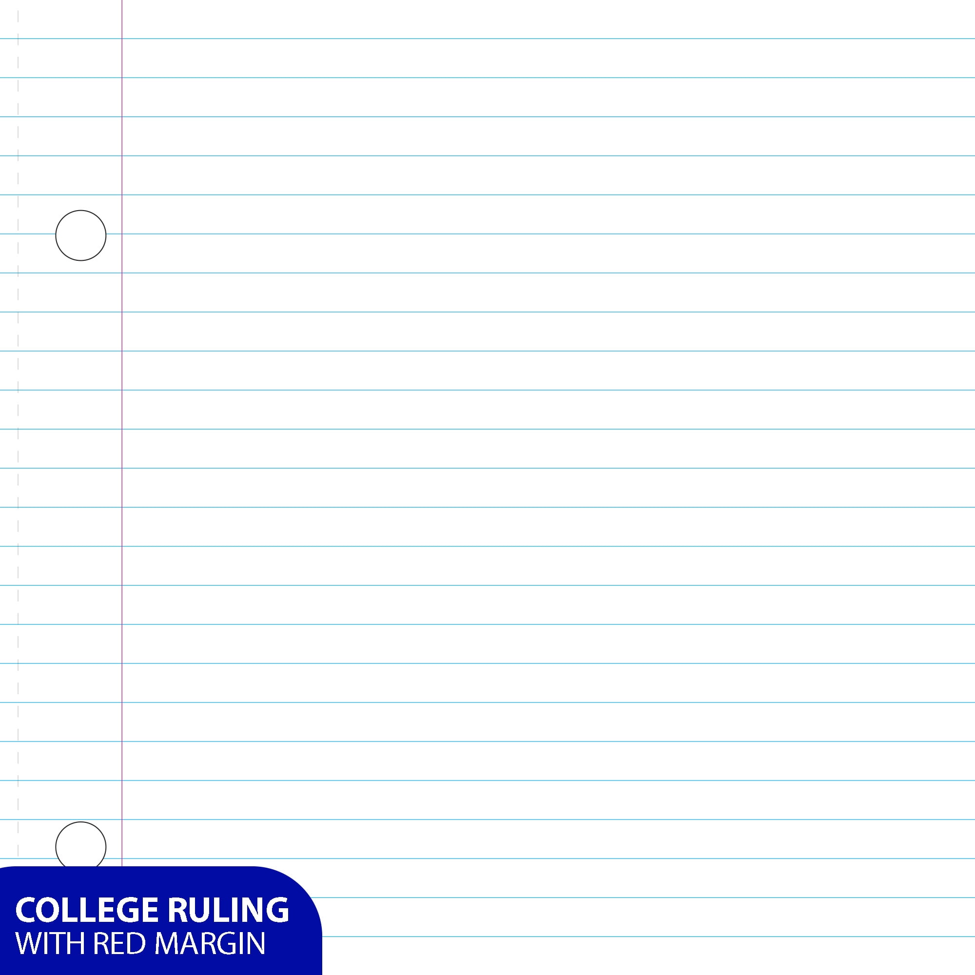 Bazic Products 581 Wireless Notebooks, 1-subject, Medium/college Rule, Randomly Assorted Cover Color, (80) 10.5 X 7.5 Sheets