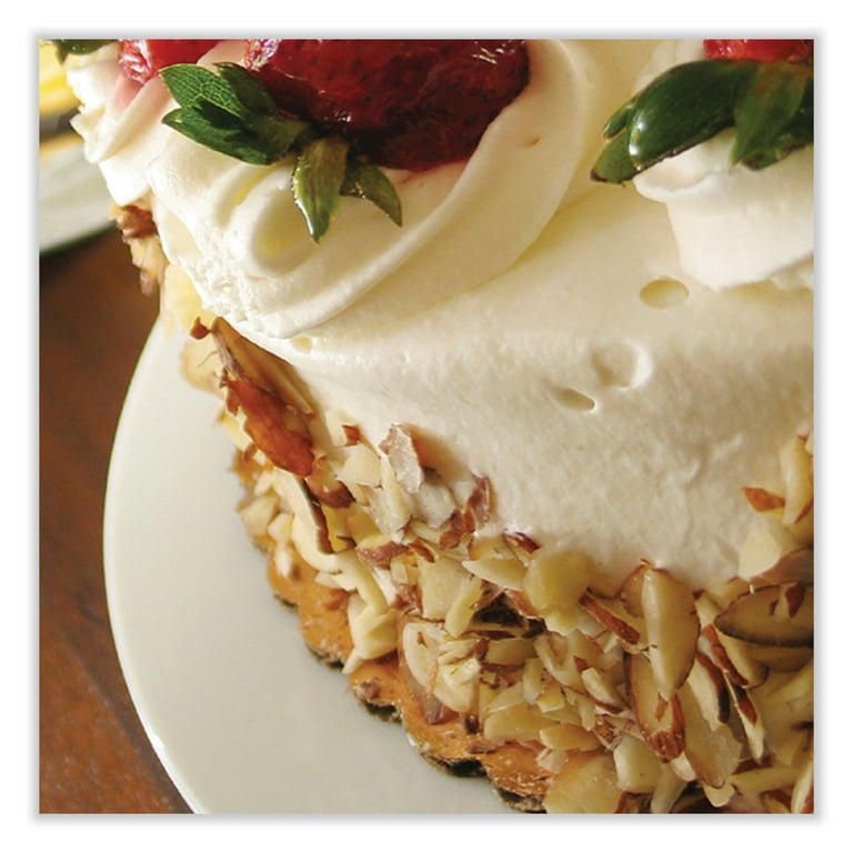 Bright White Cake Circles, 8 Bright White Cake Circles, 8